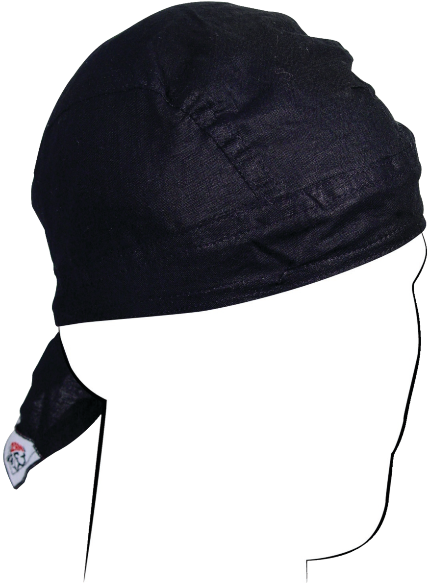 ZAN HEADWRAP SOLID BLACK