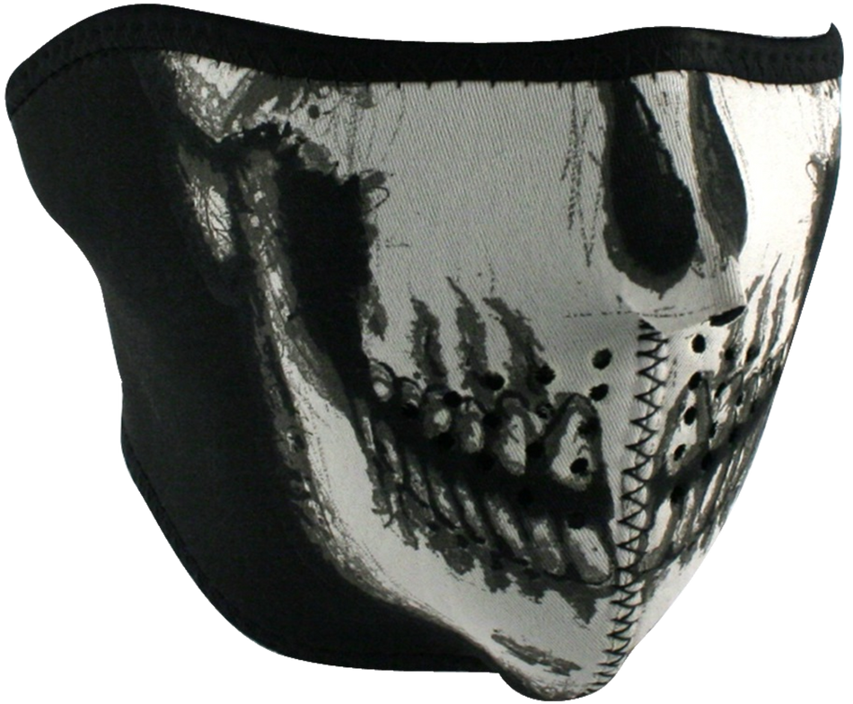 1/2 MASK FLUO SKULL