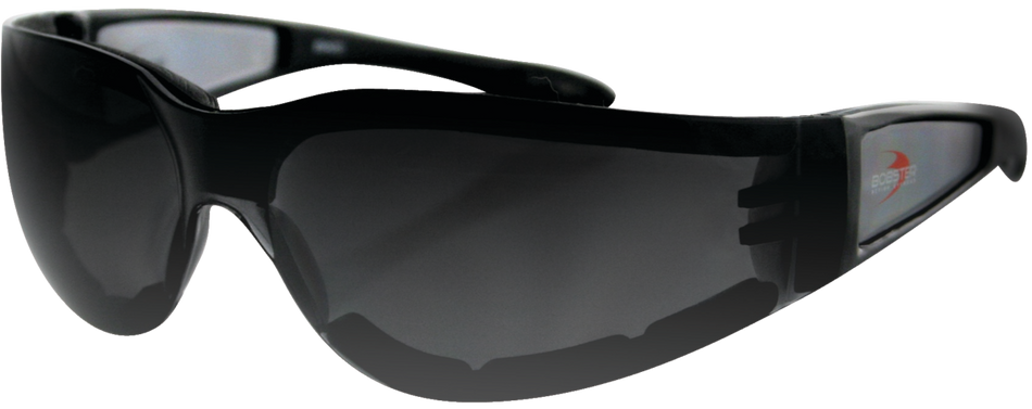 SUNGLASSES SHIELD II BLK FRAME/SMOKE LEN