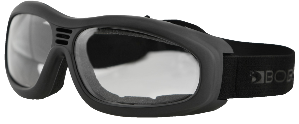 TOURING GOG BLACK FRAME CLEAR ANTI-FOG