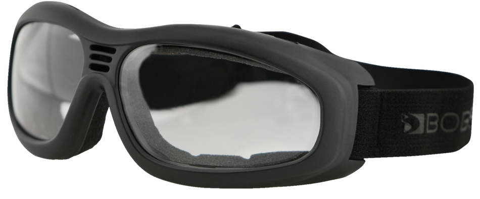 TOURING GOG BLACK FRAME CLEAR ANTI-FOG