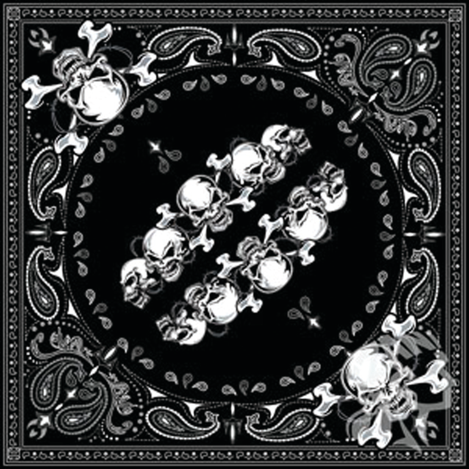 ZAN BANDANNA SKULL ROW