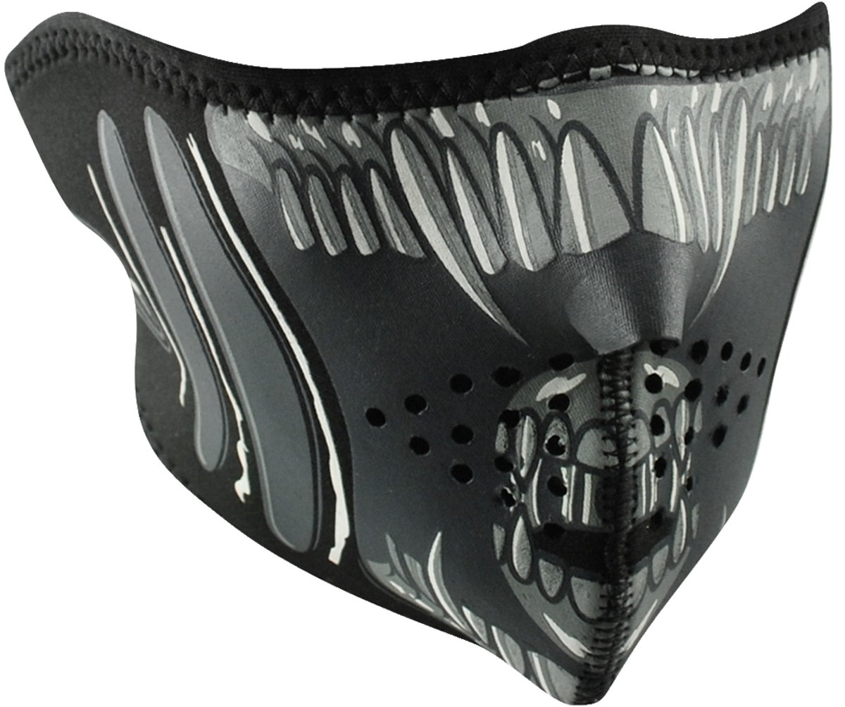 ZAN 1/2 FACE MASK ALIEN