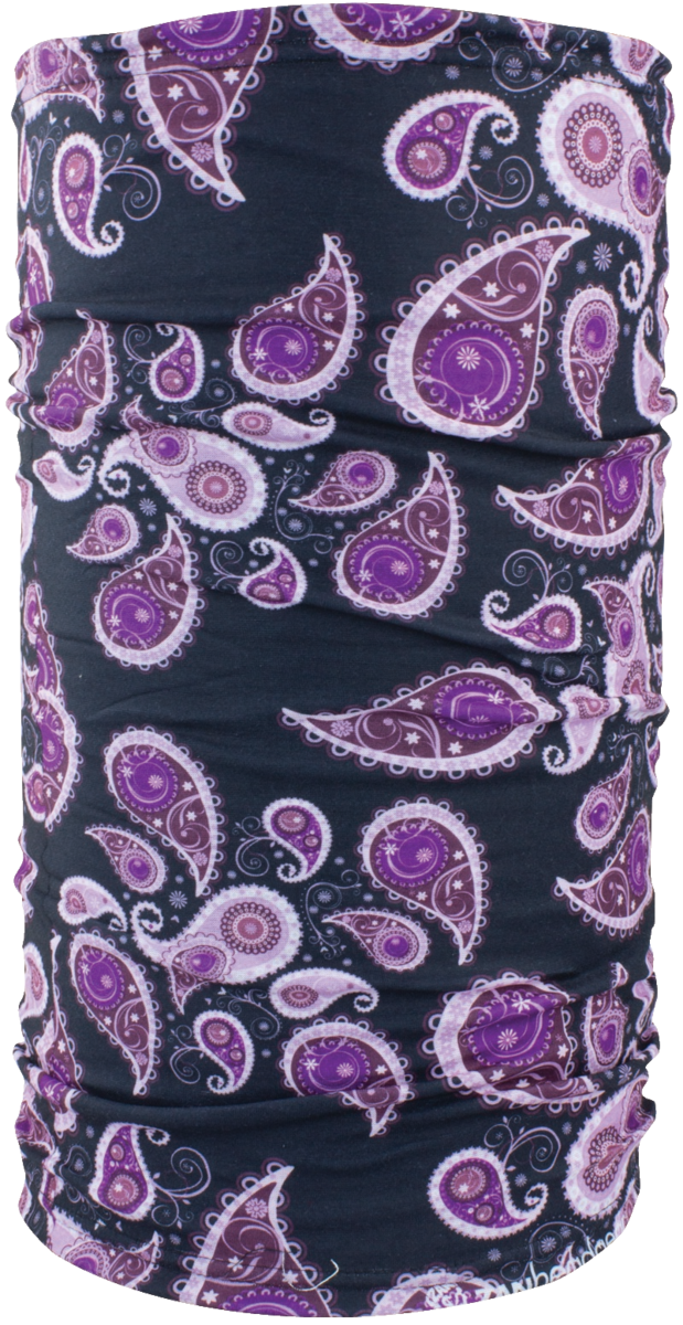 MOTLEY TUBE FLEECE LINED PURPLE PAISLEY