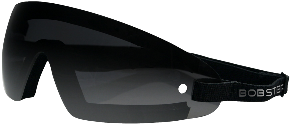WRAP AROUND GOGGLE BLACK FRAME SMOKE