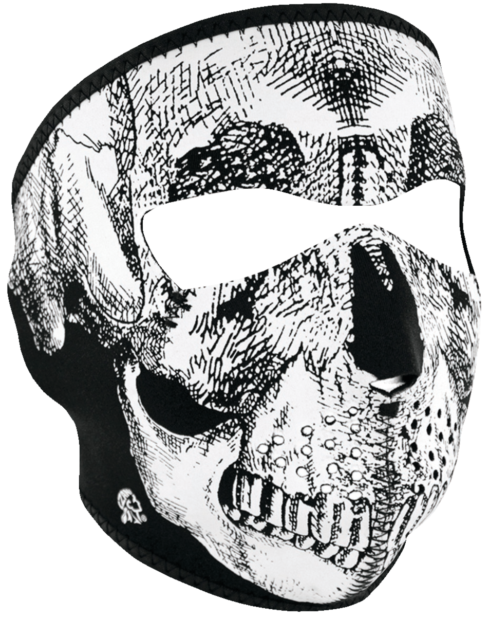 FULL MASK NEOPRENE GLOW IN THE DARK B