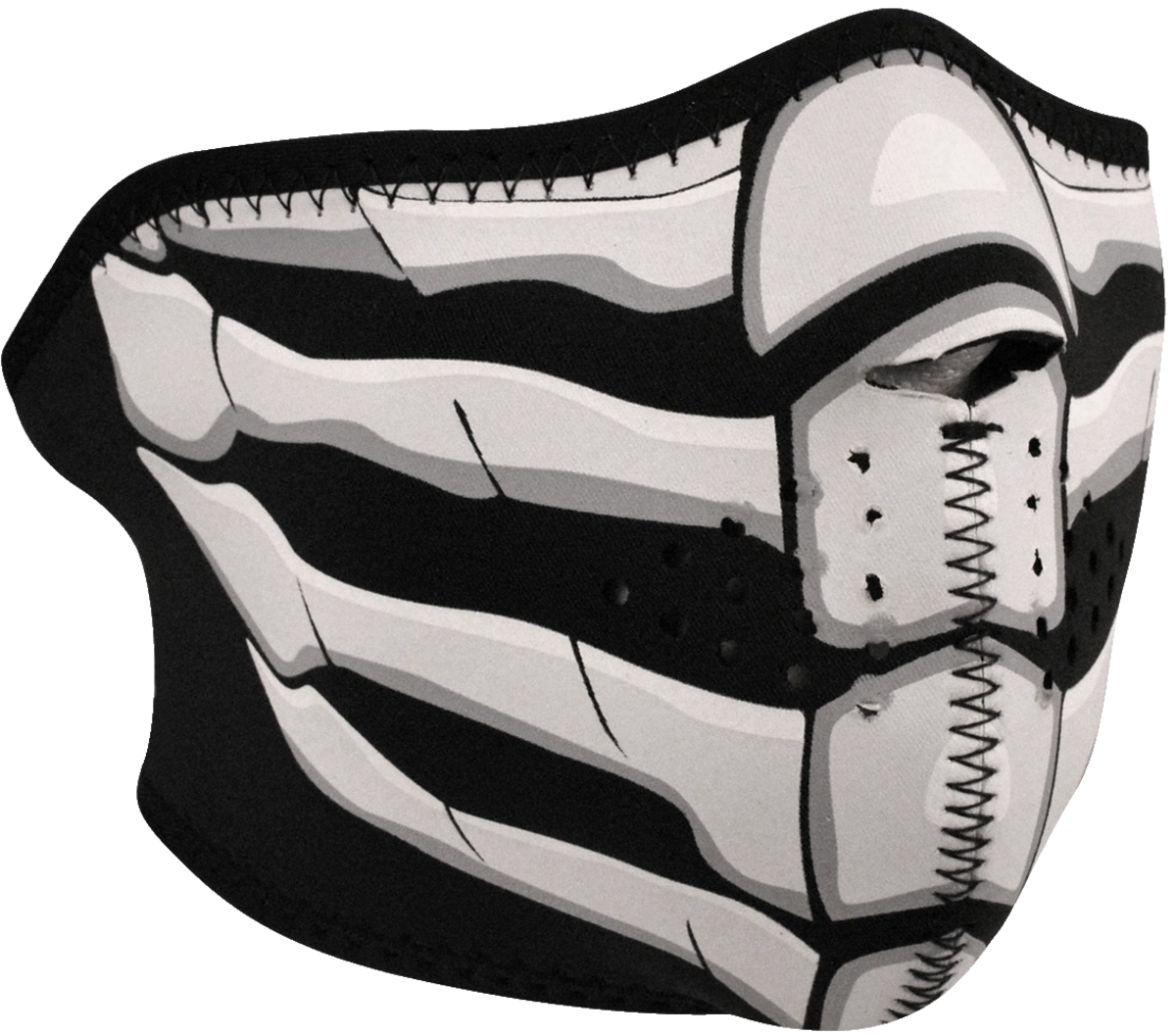 HALF MASK NEOPRENE BONE BREATH GLOW
