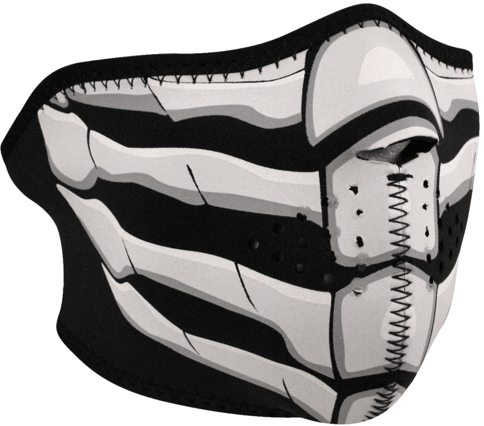 HALF MASK NEOPRENE BONE BREATH GLOW