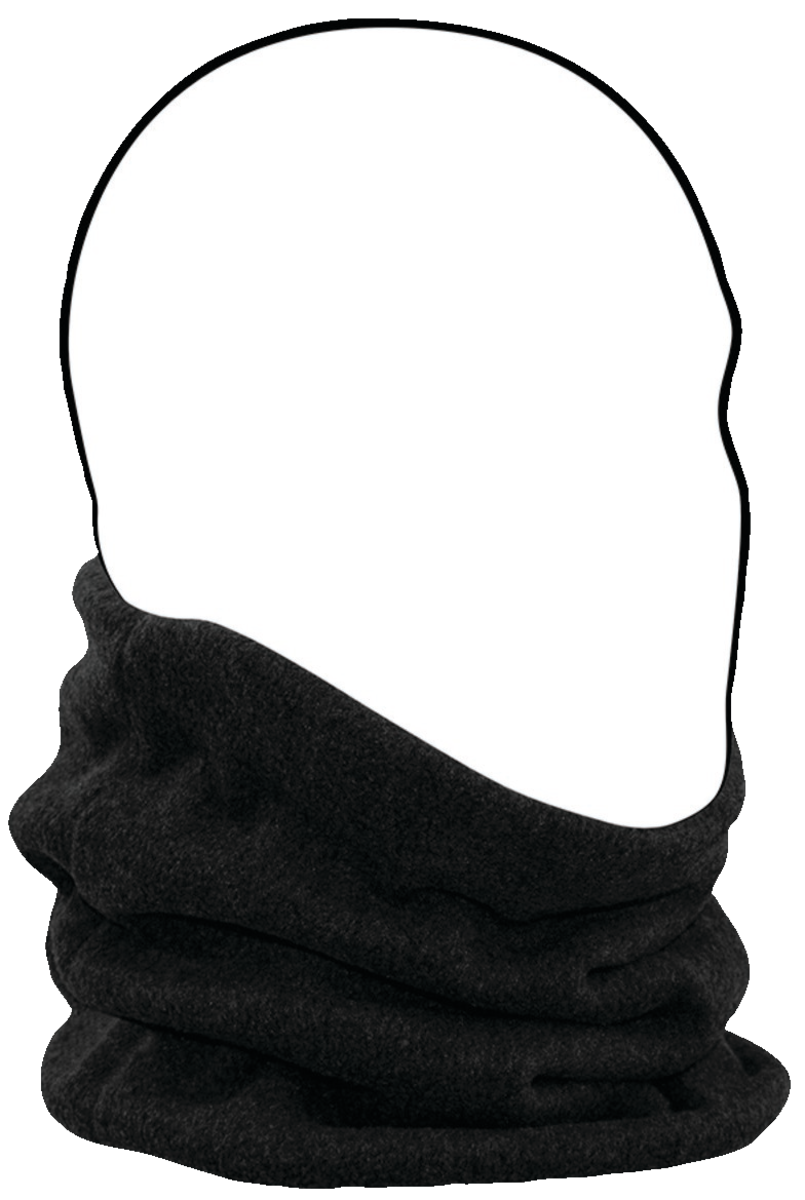 NECK GAITER MICROFLEECE BLACK