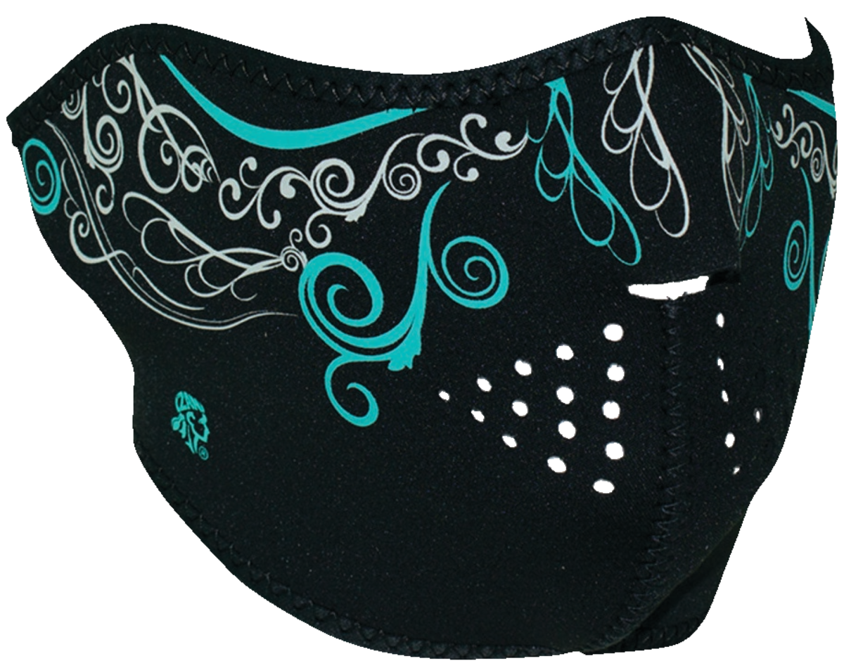 HALF MASK NEOPRENE GLOW IN THE DARK V