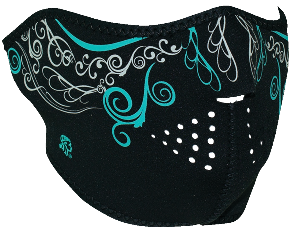 HALF MASK NEOPRENE GLOW IN THE DARK V