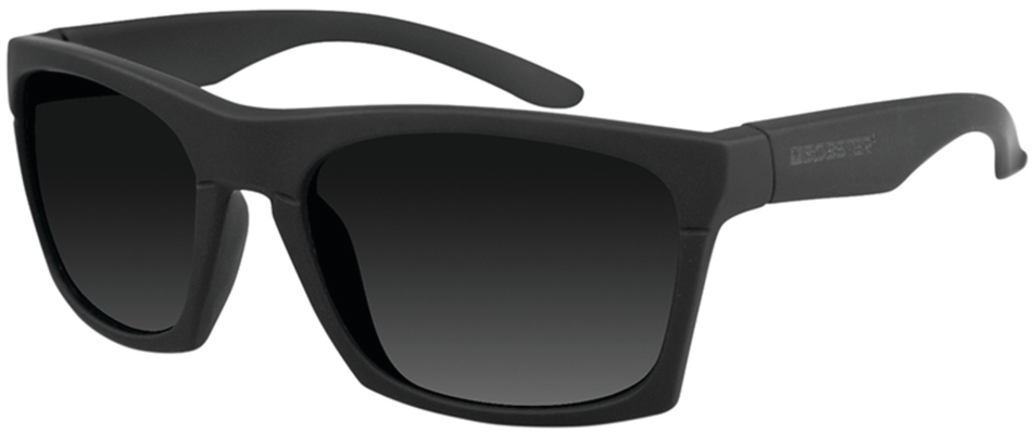 CAPONE SUNGLASS MATTE BLACK FRAME ANTI