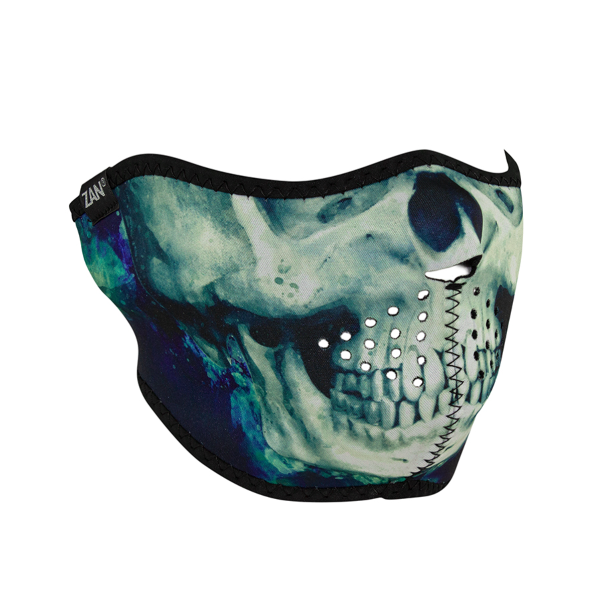 HALF FACE MASK NEOPRENE PAINT SKULL