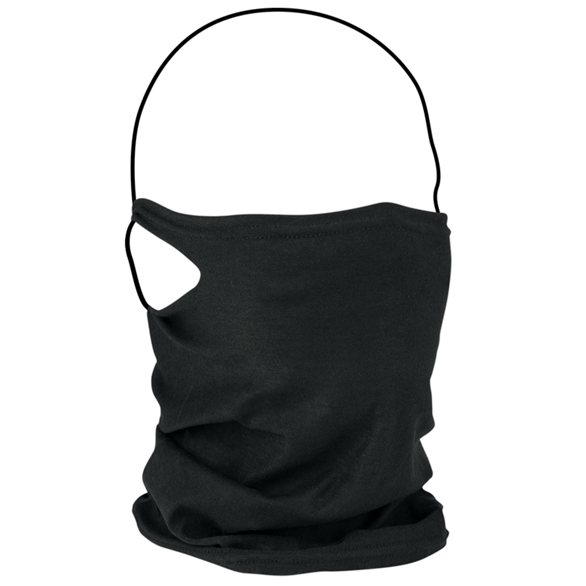 GAITER MASK WITH FILTER BLACK