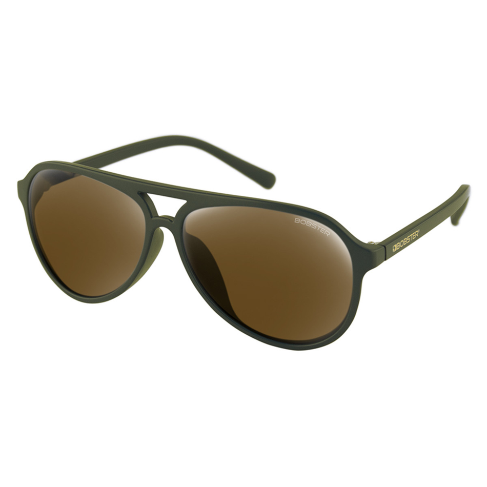 MAVERICK MATTE OLIVE FRAME BROWN HD GOLD