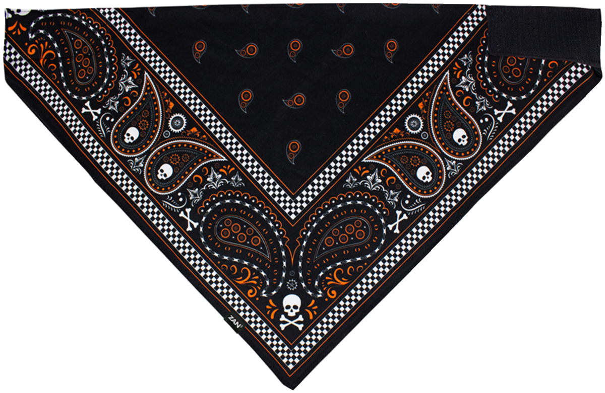 BANDANNA SPORTFLEX BLACK & ORANGE