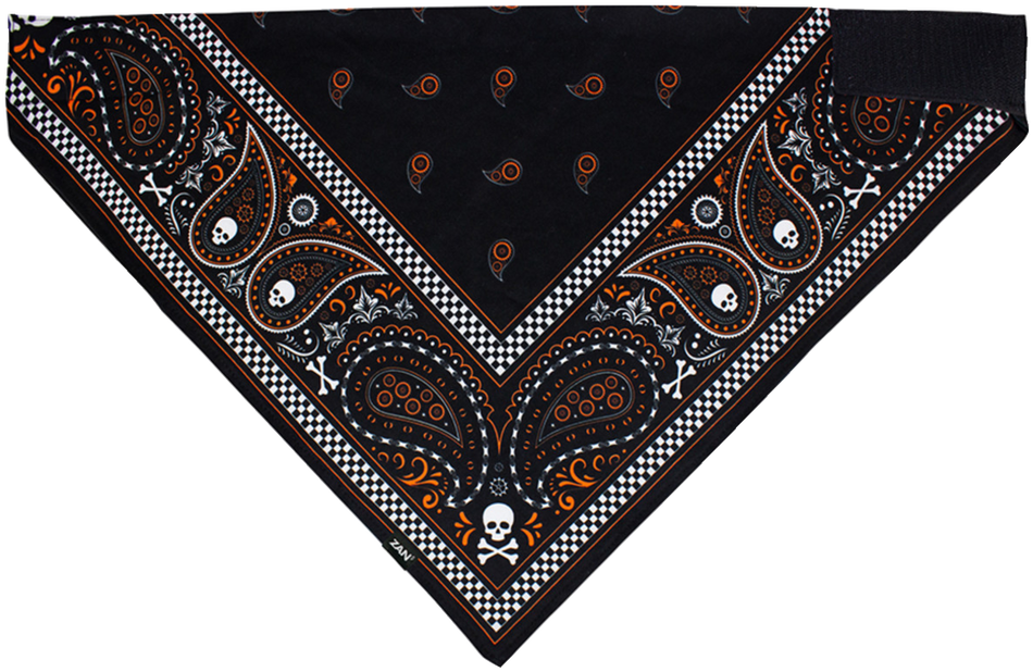 BANDANNA SPORTFLEX BLACK & ORANGE