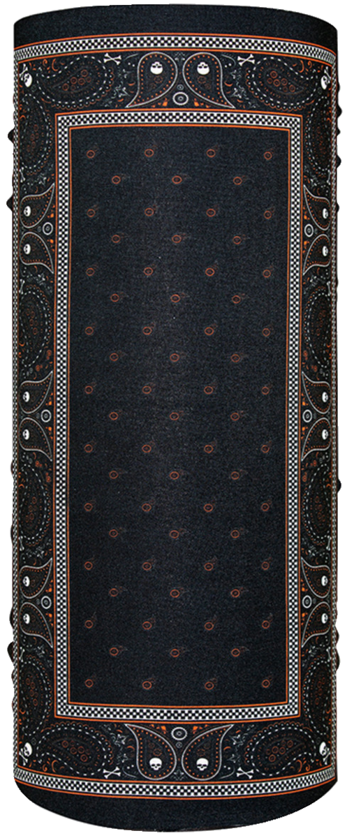 MOTLEY TUBE POLYESTER BLACK & ORANGE