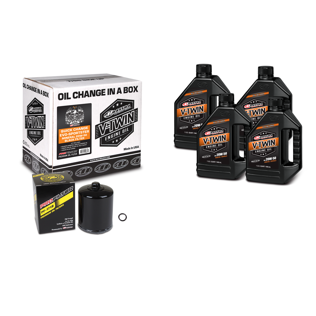 V-TWIN QUICK CHANGE KIT MINERA BL FILTER