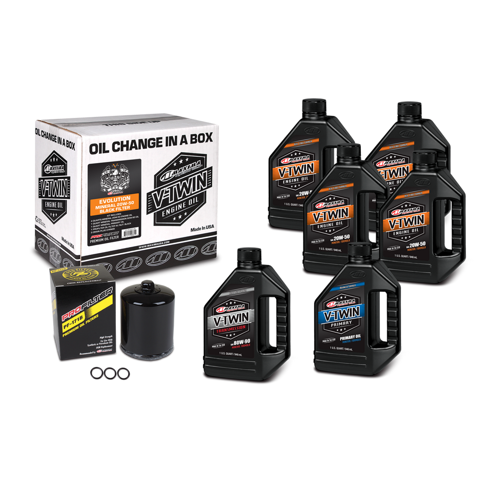 V-TWIN OIL MIN. BLACK FILTER EVO (KIT)
