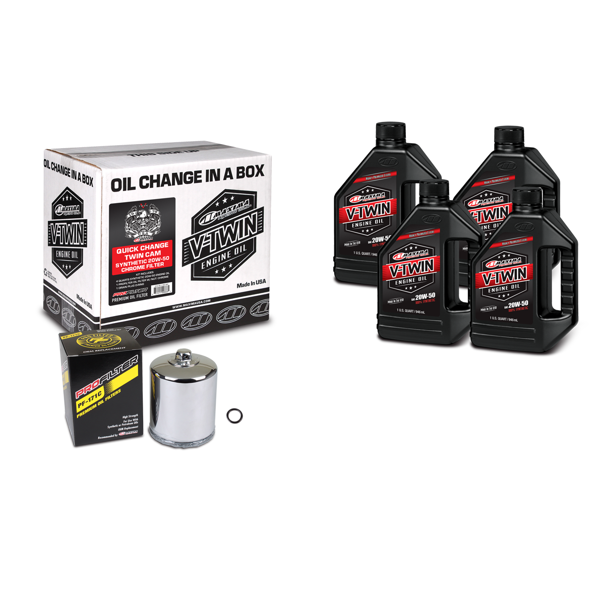 V-TWIN QUICK CHANGE KIT SYN CHR FILTER