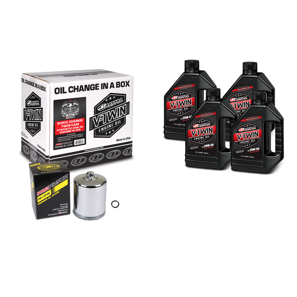 V-TWIN QUICK CHANGE KIT SYN CHR FILTER