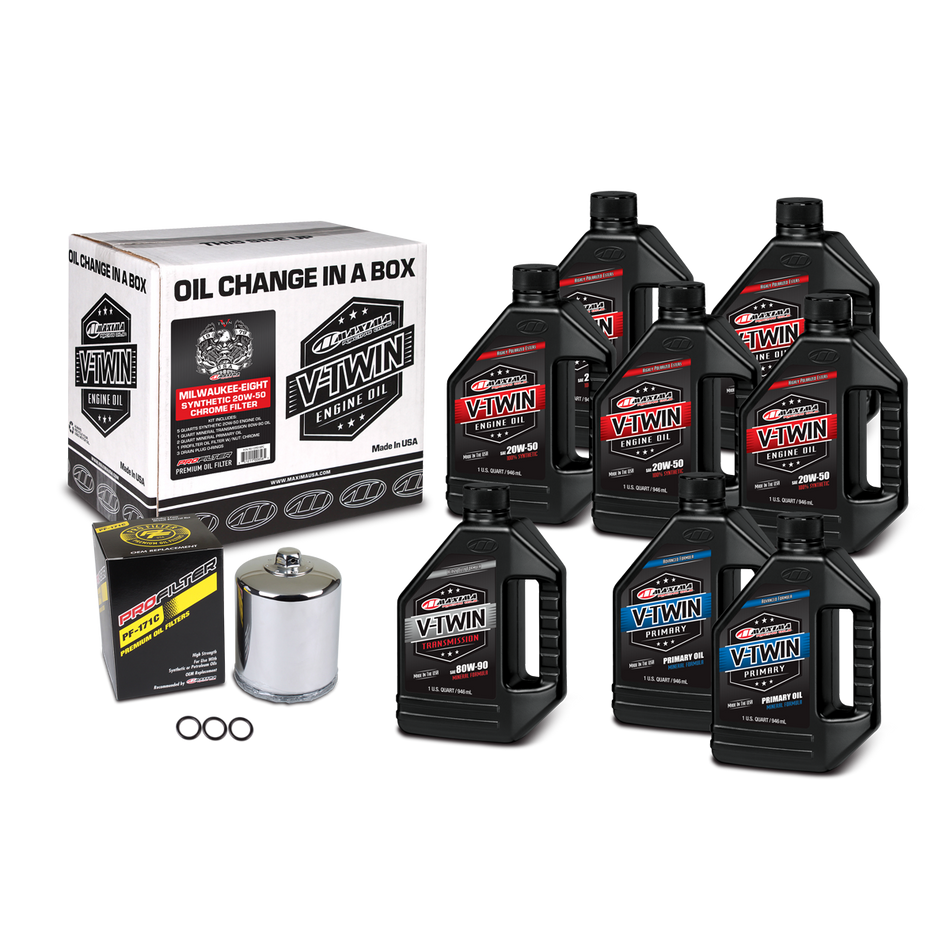 V-TWIN OIL KIT SYNTHETIC CHR MILWAUKEE-8
