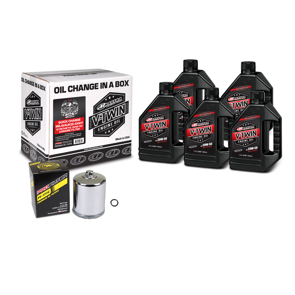 V-TWIN QUICK CHANGE KIT SYN CHR FILTER