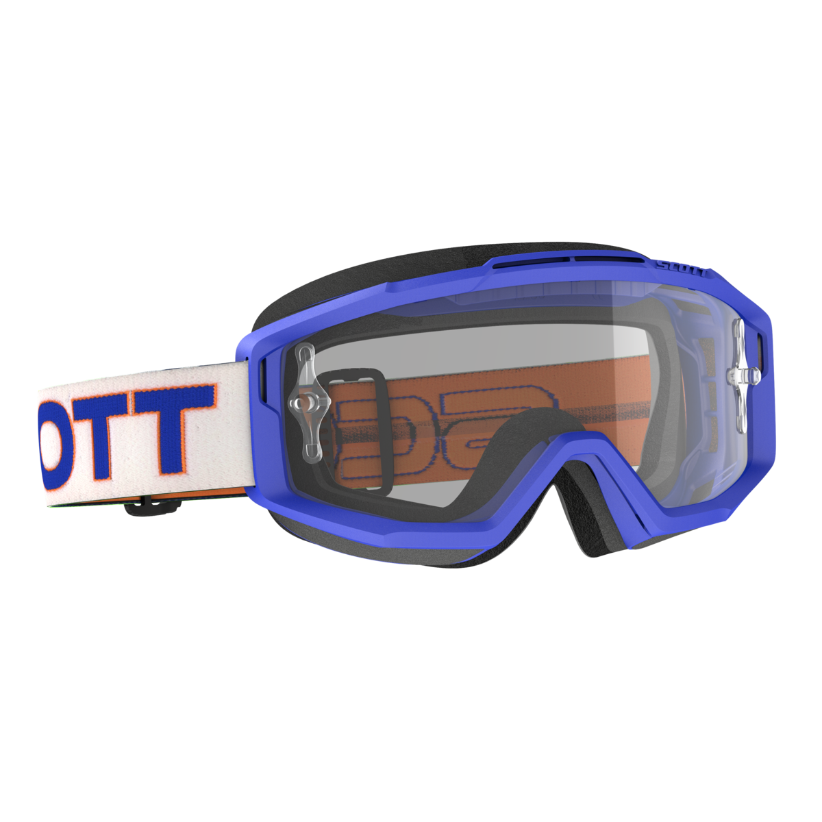 SPLIT OTG WHT/BLUE CLEAR WORKS LENS