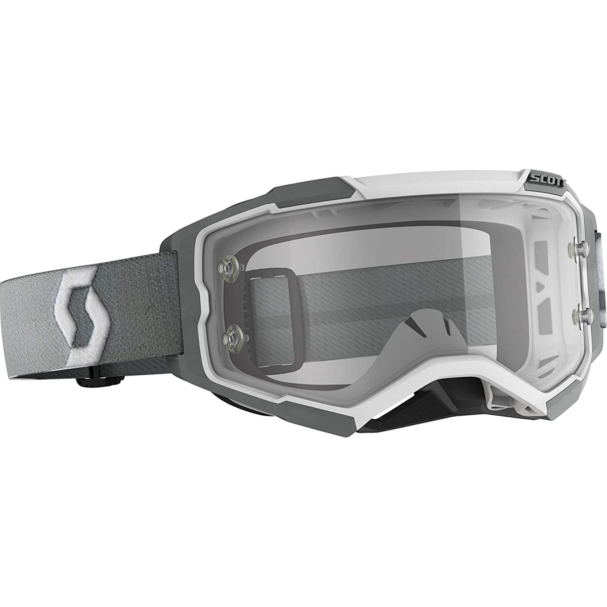 FURY CLEAR WHT/GREY W/CLEAR WORK