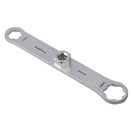 FRONT FORK CAP ADJ.WRENCH W/ADD.DRIVER 17X24MM