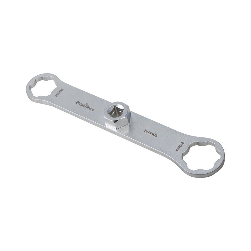 STEERING STEM AND FORK CAP WRENCH - 22MM/27MM