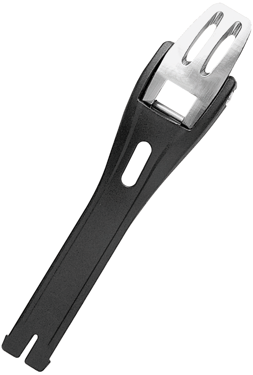 ALUM BUCKLE PRO2/COMP2 14CM SILVER