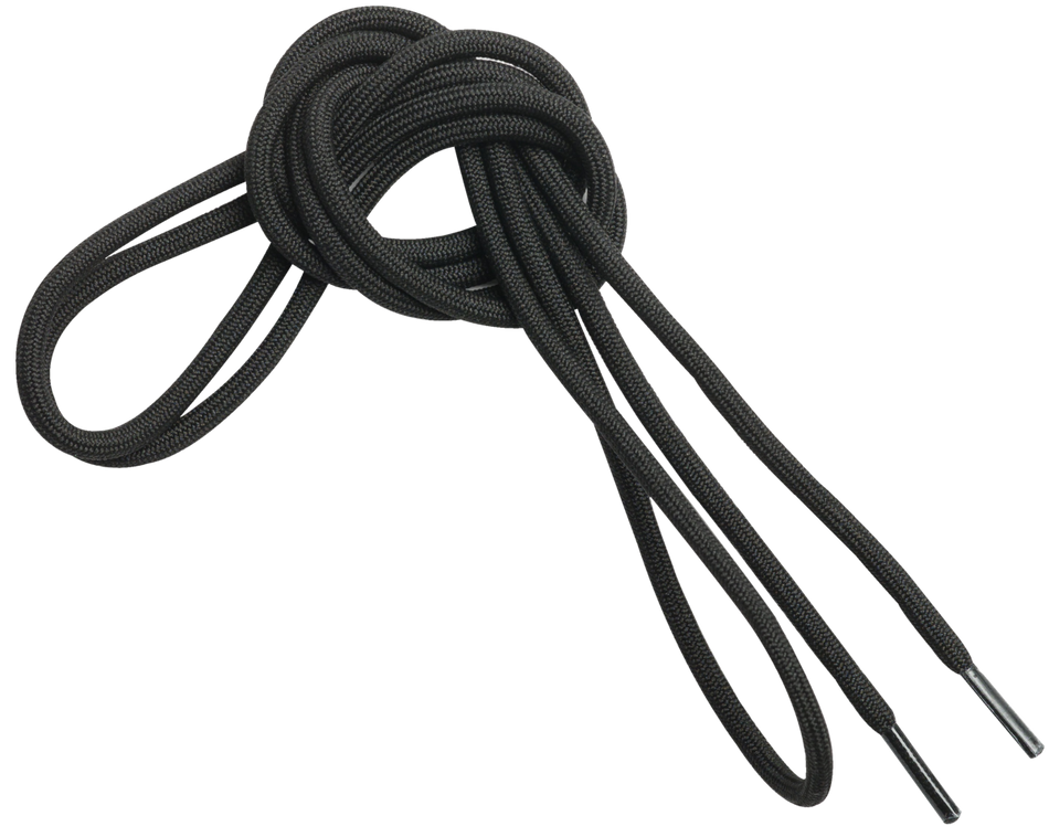LACES 150CM/ROUND BLACK - PERFORMANCE