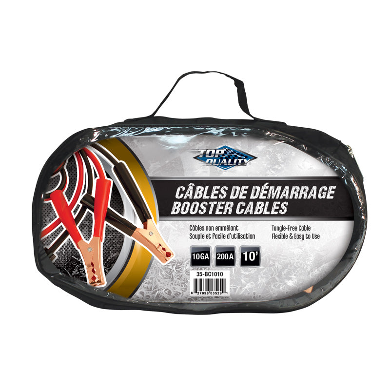 BOOSTER CABLE 10GA/10'/200A