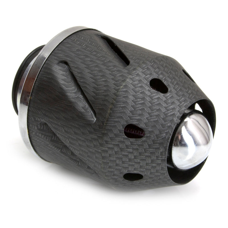 AIR FILTER CONIC CARBON MAT 28/35MM.