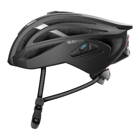 R2 BLUETOOTH CYCLING HELMET MATT BLACK L SIZE
