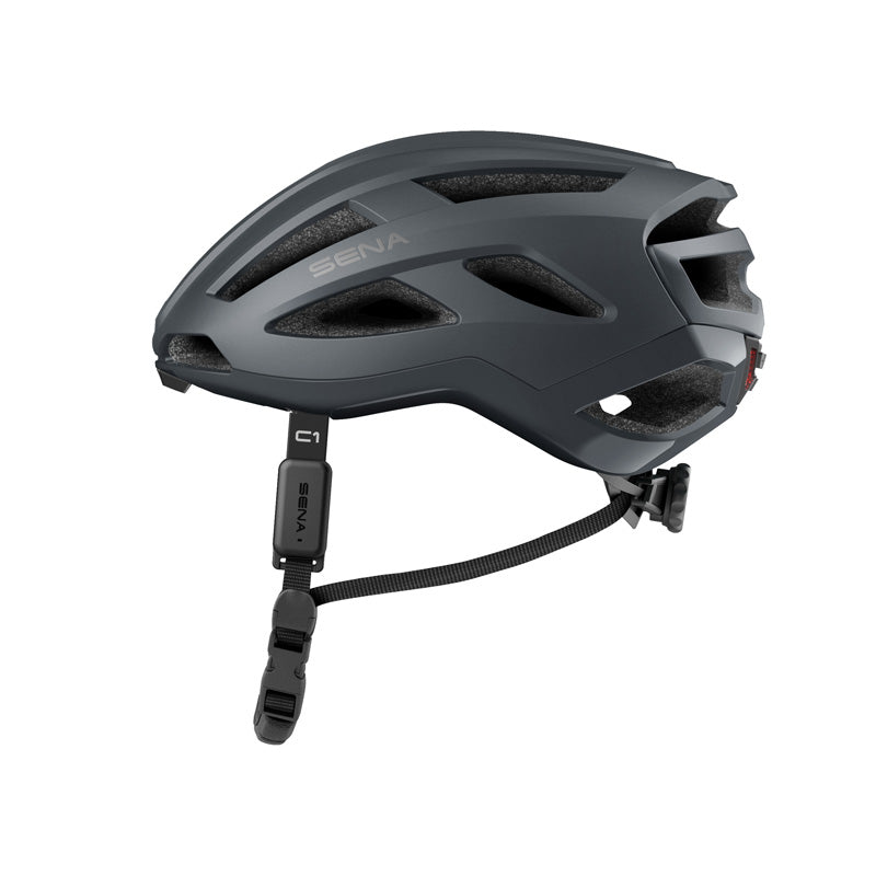 C1 SMART CYCLING HELMET MATT GRAY L SIZE