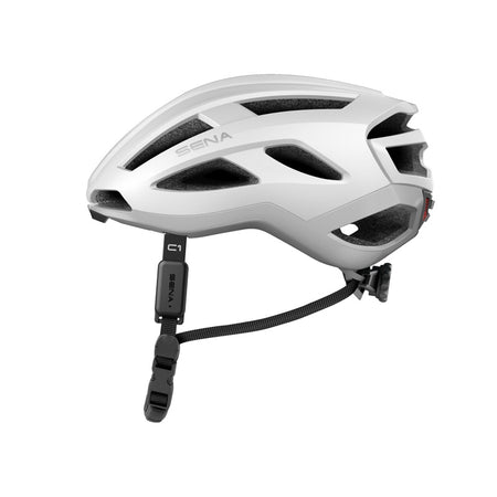 C1 SMART CYCLING HELMET MATT WHITE L SIZE
