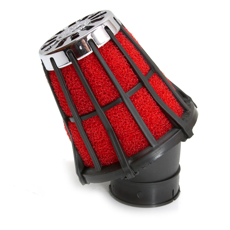 AIR FILTER 5E BLACK/RED 30DEG 38MM