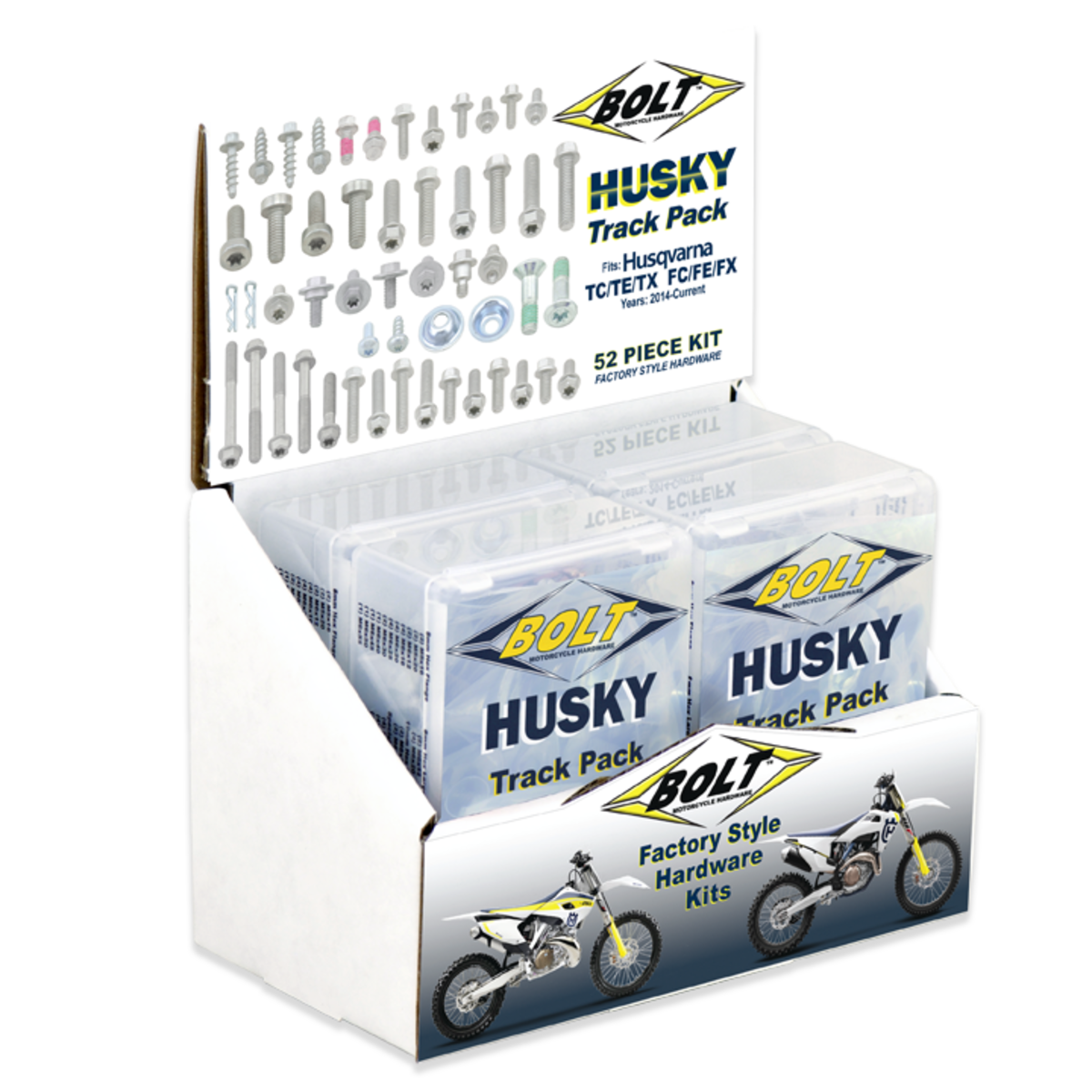 6-KIT CASE OF HUSQVARNA TRACK PACK