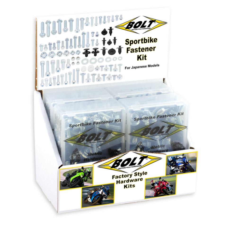 SPORTBIKE TRACK PACK 6-KIT POP DISPLAY