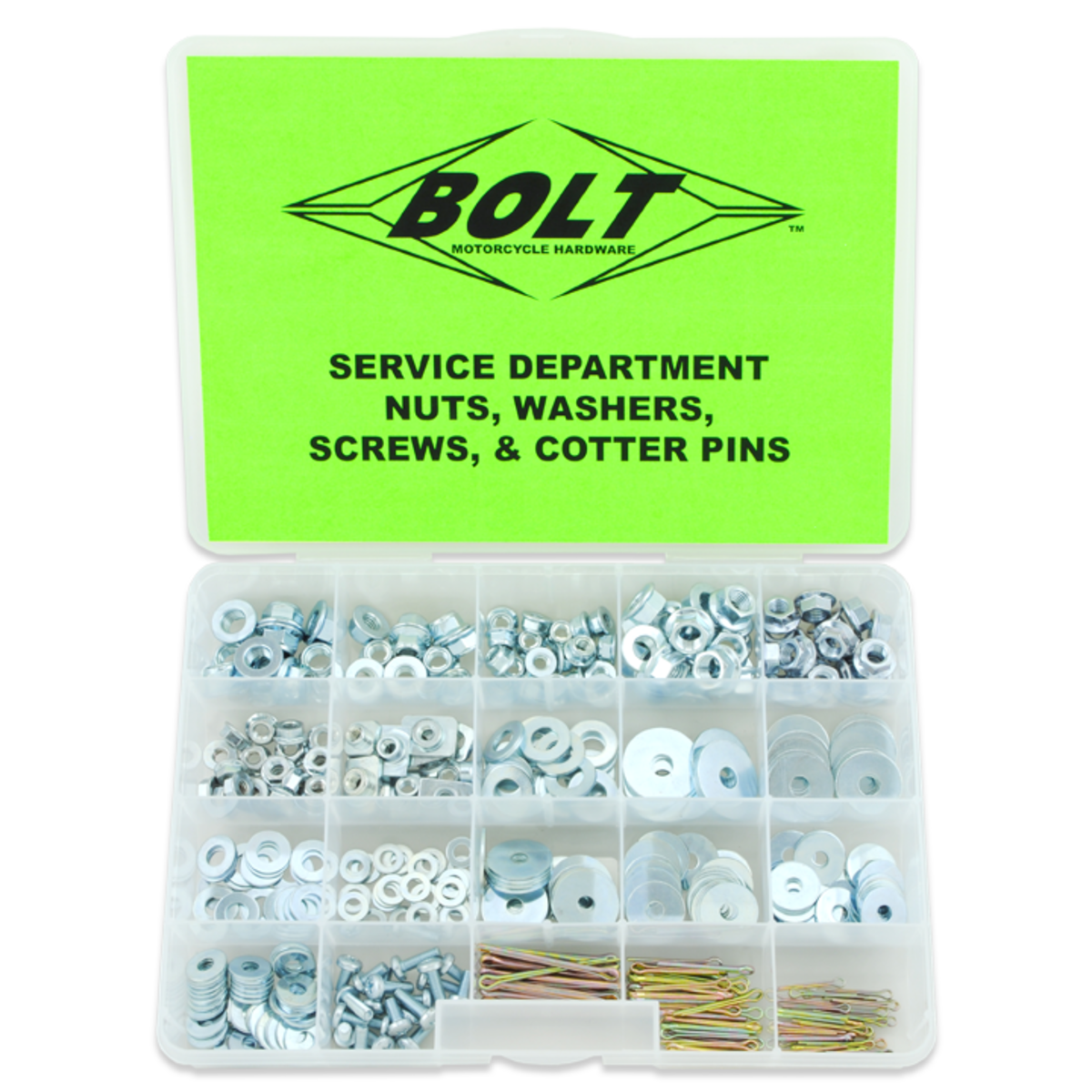 NUTS/WASHERS/SCREWS/COTTER PINS ASS.