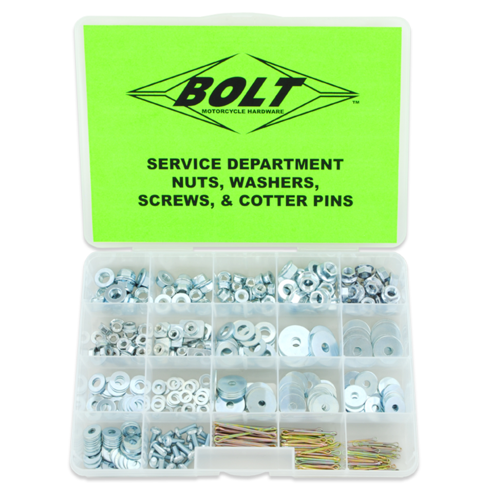 NUTS/WASHERS/SCREWS/COTTER PINS ASS.