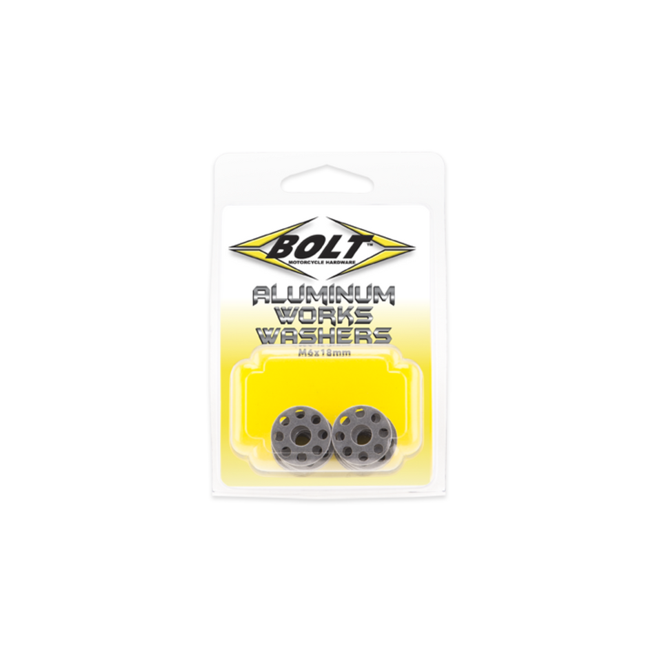 18MM ALUMINUM WORKS WASHERS (10)