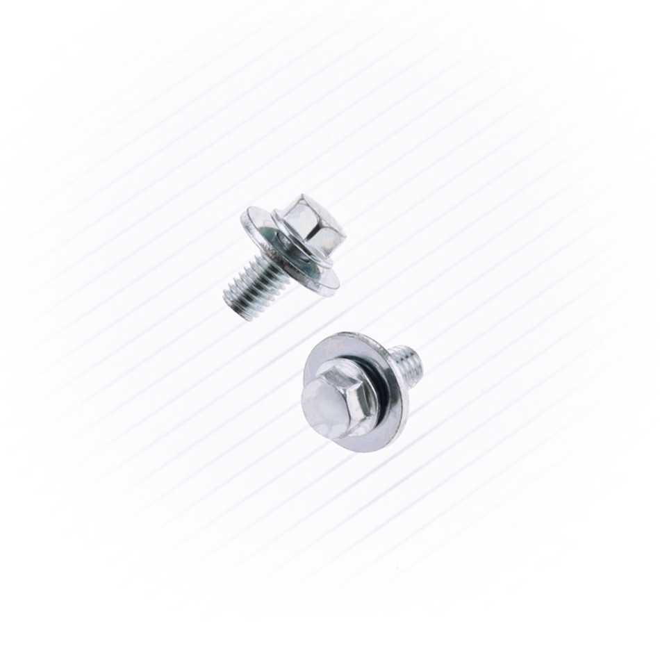 M6X1.0X12 8MM HEX FLANGE /16MM WASHER