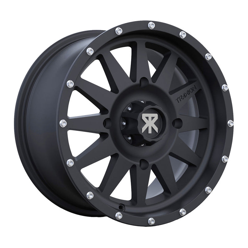 TRAXION X-5 WHEEL  14X7 4/110 6+1 (BLACK)