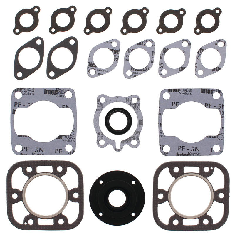 %COMPLETE GASKET KIT WITH SEALS BRU 340 62MM BORE
