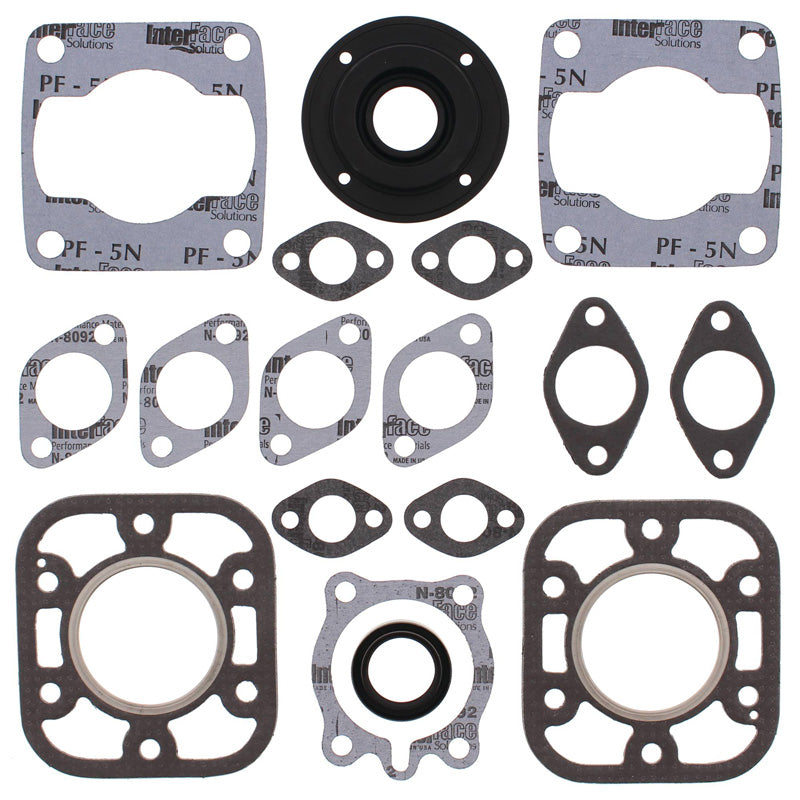 %COMPLETE GASKET KIT WITH SEALS BRU 295 58MM BORE