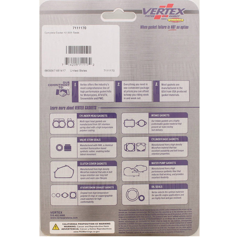 %COMPLETE GASKET KIT WITH SEALS MSKI NUVIK 343 FC/